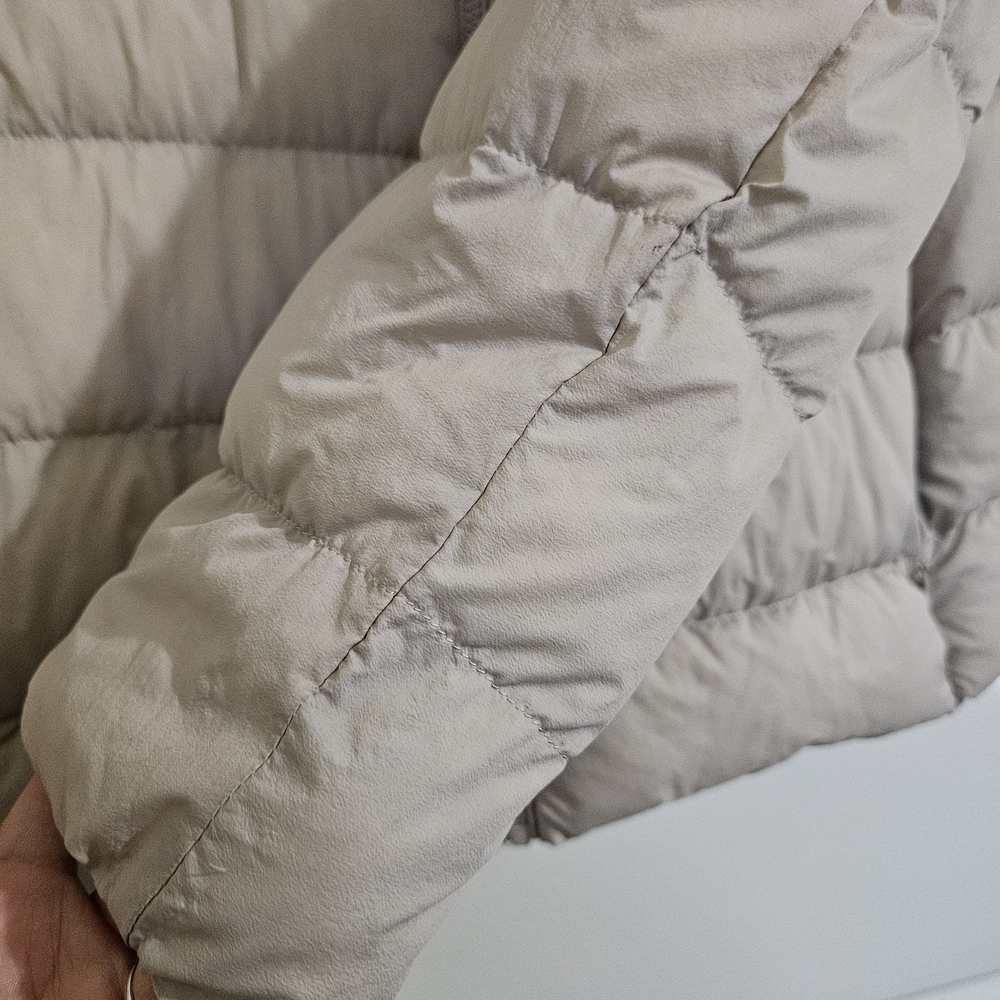 Women's Beige Puffer Jacket - Picture 9 of 10